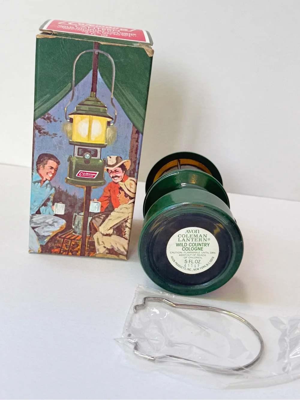 VTG Avon Lot Of 2 - Right Connection 1970s and Coleman Camping Lantern, NOS